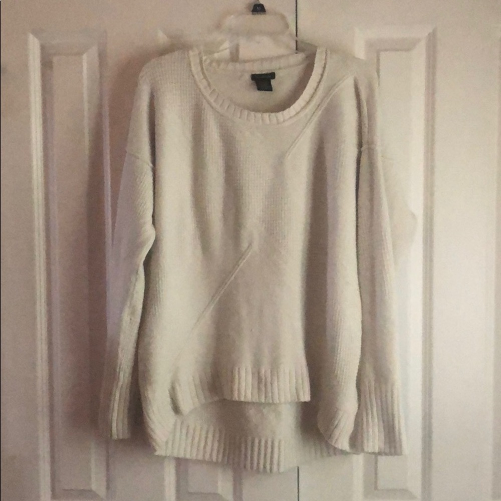 Off white cotton sweater